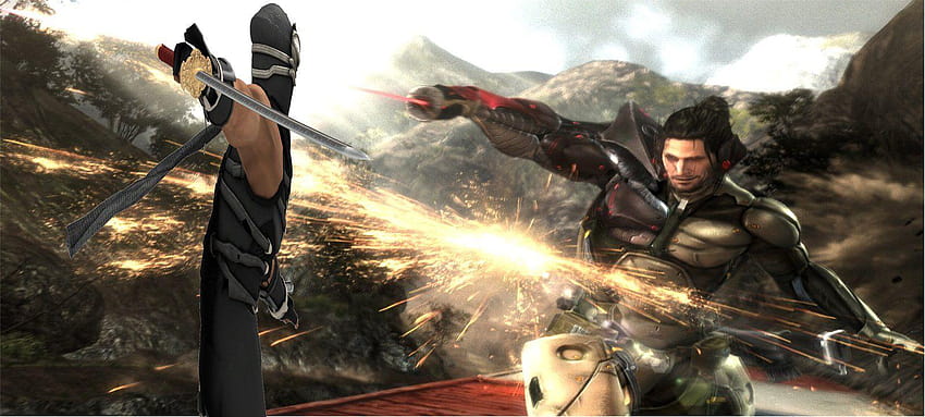 Ryu Hayabusa contro Jetstream Sam Ninja contro Samurai! da Hatredboy in poi, samurai vs ninja Sfondo HD