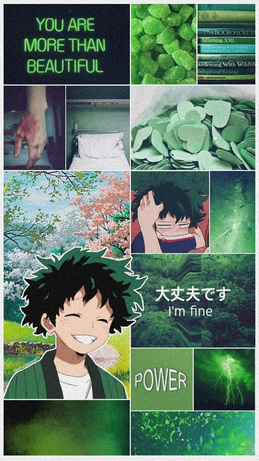 Anime verde estético, anime estético verde claro fondo de pantalla del  teléfono | Pxfuel