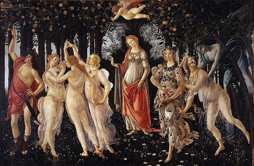 Primavera, Sandro Botticelli fondo de pantalla