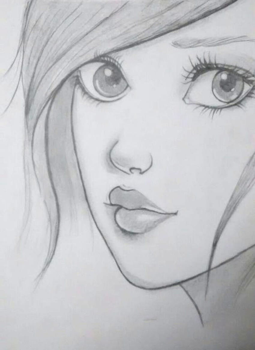 Dream Girl, ragazza disegno a matita Sfondo del telefono HD