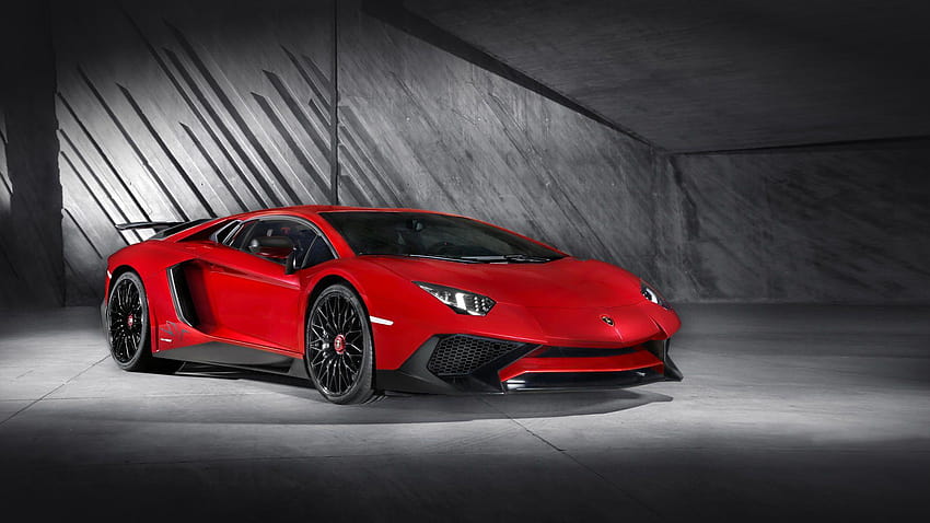 Red Lamborghini av lp750, aventador sv HD wallpaper | Pxfuel