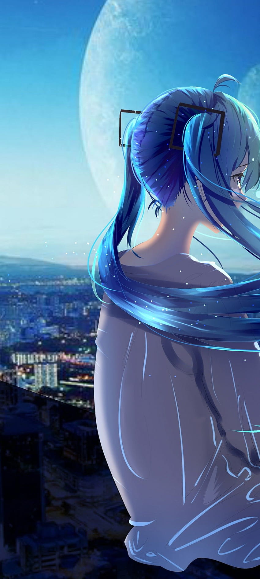 Anime girl , Alone, Fantasy, Fantasy, 1080x2400 anime HD phone wallpaper