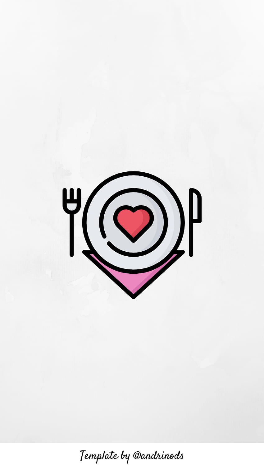 Pin di Instagram Sorot ikon, logo makanan wallpaper ponsel HD