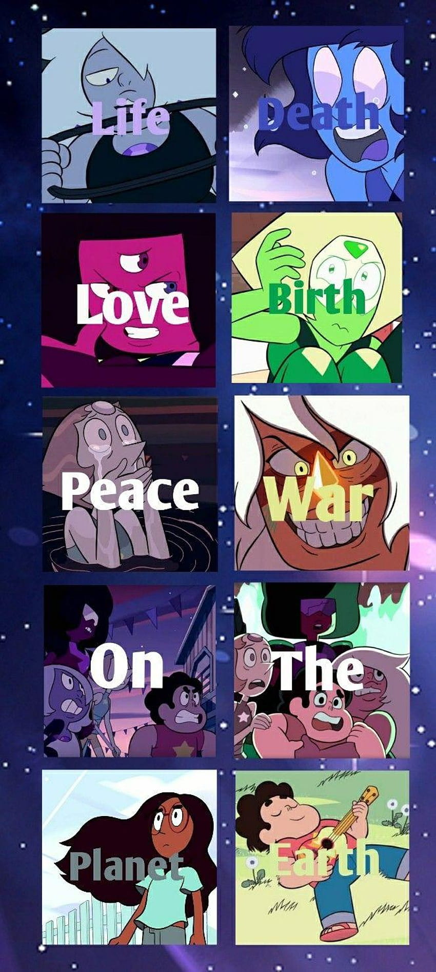 Is there anything that's worth more than peace and love on, love steven universe HD phone wallpaper