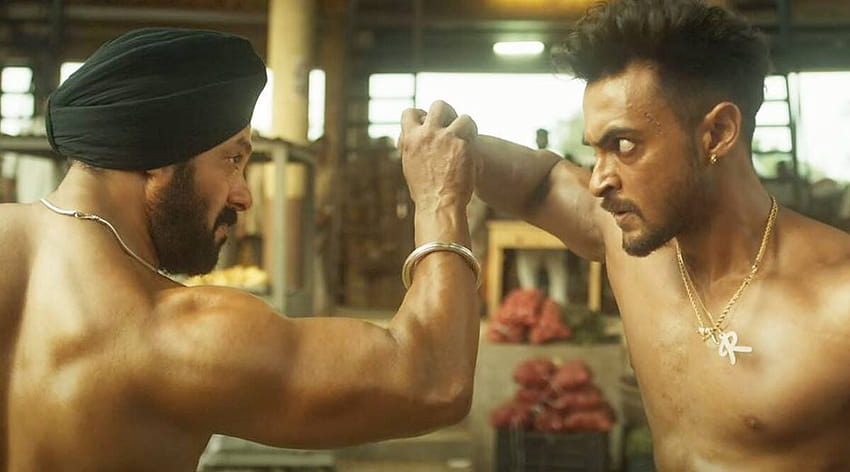 Teaser tampilan pertama Antim The Final Truth: Salman Khan dan Aayush Sharma lock horns, film antim Wallpaper HD