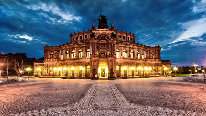 Dresden Opera Hous , Backgrounds HD wallpaper
