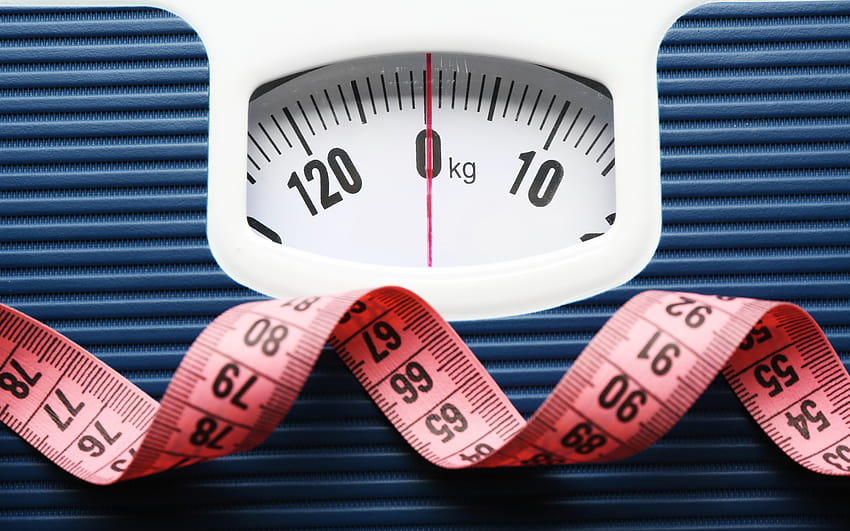 conceptos de pérdida de peso, adelgazamiento, básculas, cinta rosa métrica, estilo de vida saludable con resolución 2560x1600. Estilo de vida fondo de pantalla
