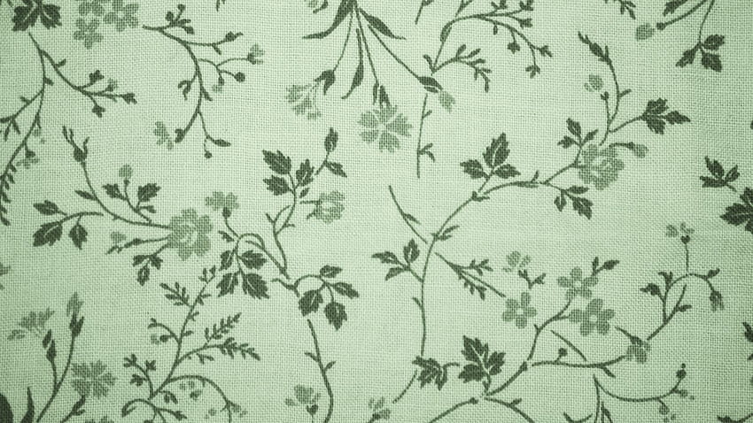 Texture de tissu imprimé floral vert sauge haute résolution [3000x2000] pour votre ordinateur portable, mobile et tablette, vert sauge Fond d'écran HD