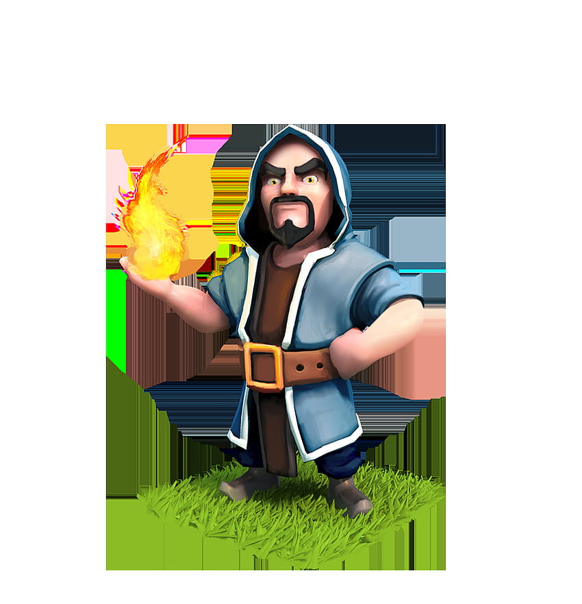 9 Clash Of Clans Wizard, clash royale fire wizard HD phone wallpaper ...