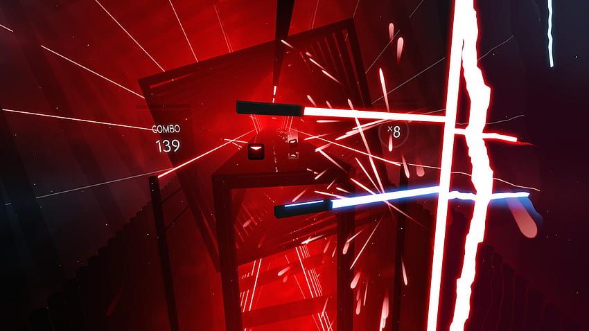 Playing 'Beat Saber' Could Burn the Same Number of Calories, laser neon barrier HD wallpaper