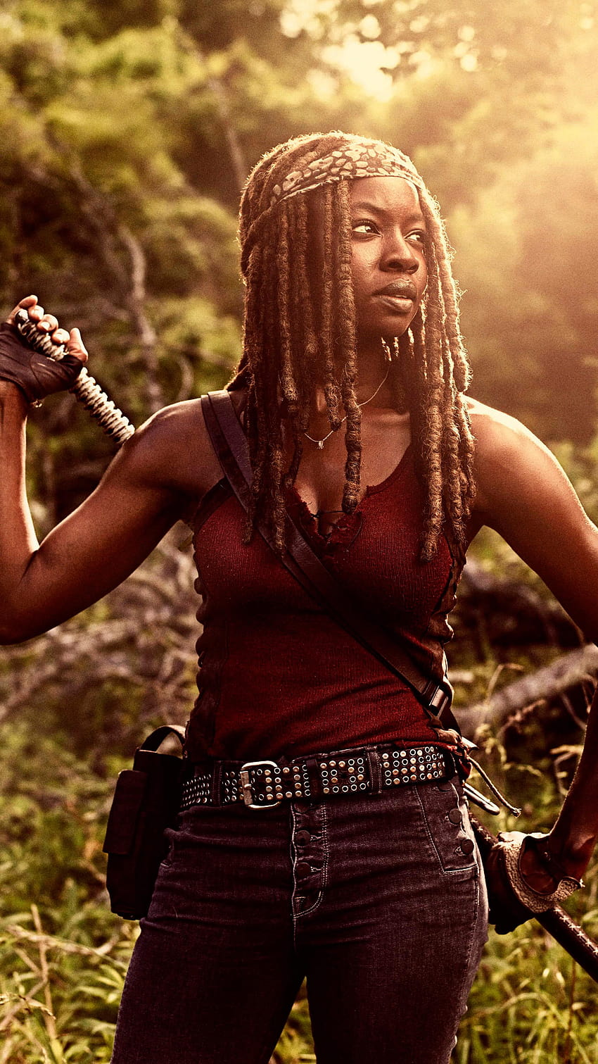 2160x3840 Danai Gurira As Michonne In The Walking Dead, the walking dead michonne HD phone wallpaper