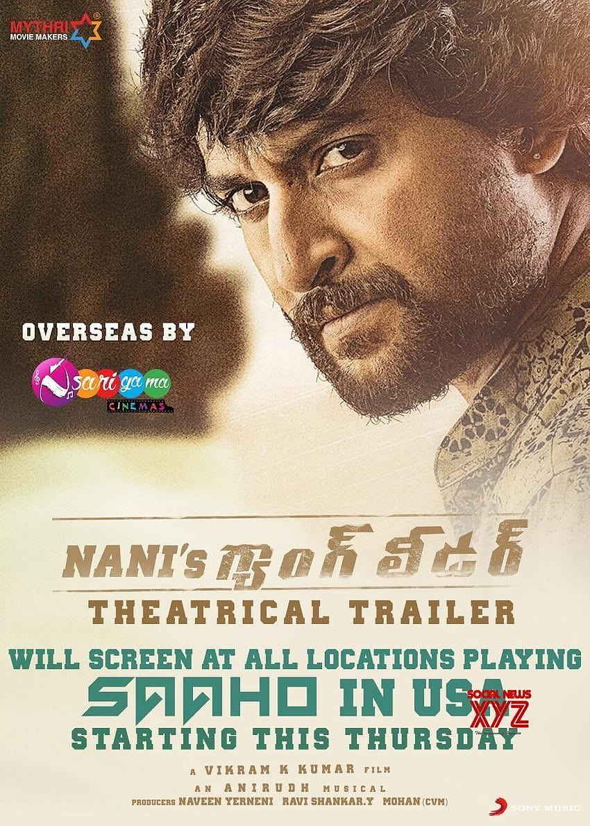 Nani's Gang Leader Movie Theatrical Trailer Will Screen Across The, nanis gang leader HD phone wallpaper
