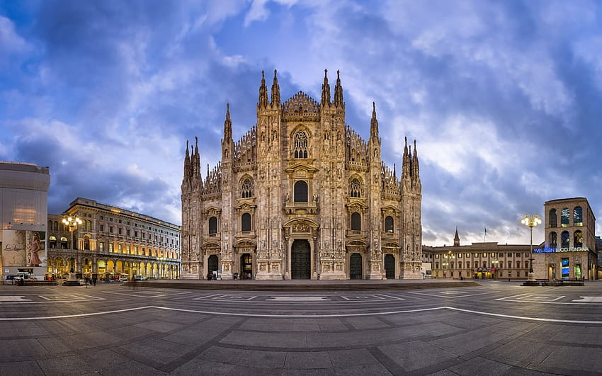 Milan Cathedral, Milan, Italy, Gothic style, Cathedral with resolution 1920x1200. High Quality, milan italy HD wallpaper
