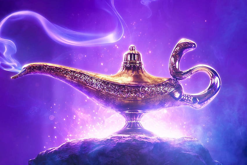 Genie Lamp posted by Samantha Anderson, magic lamp HD wallpaper