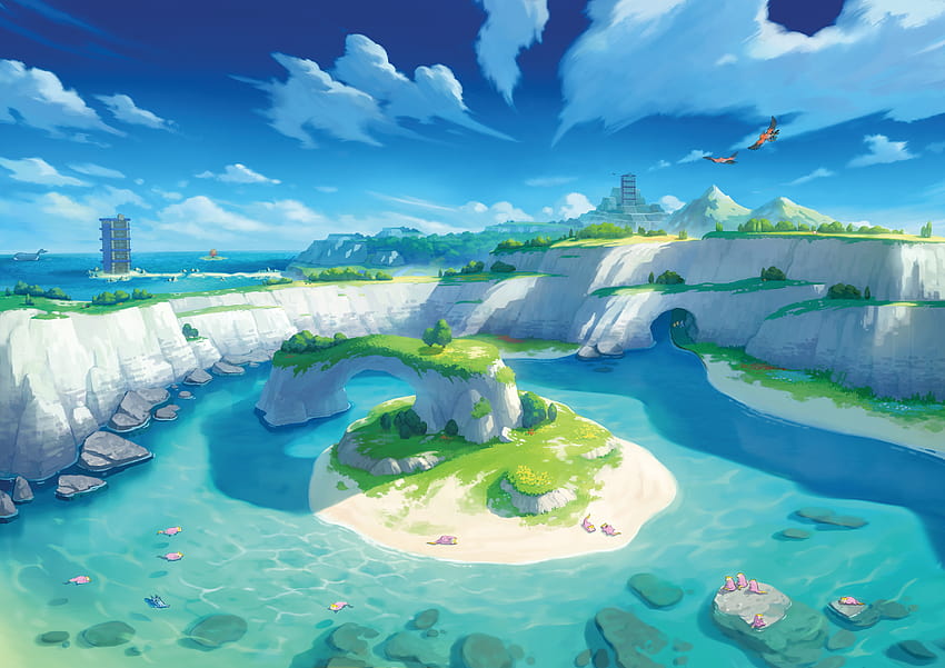 Die Isle of Armor Ultra, Pokemon Schwert und Schild HD-Hintergrundbild