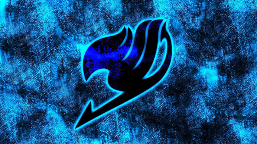Fairy Tail Logo Blue, acnologia HD wallpaper