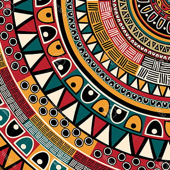 Round tribal ethnic ornament patchwork pattern 28176 African Pattern HD  phone wallpaper  Pxfuel