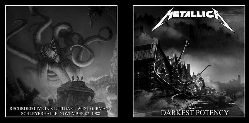 METALLICA thrash metal heavy album cover art posters poster dark, metallica black album HD wallpaper
