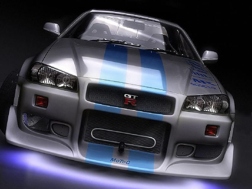  Nissan Skyline rápido y furioso de los coches HD fondo de pantalla