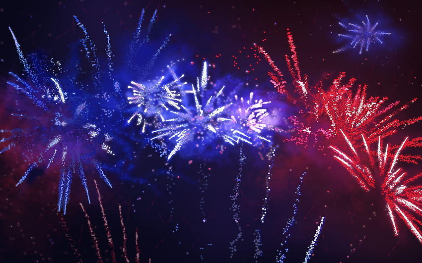 Firework, new year firecracker HD wallpaper