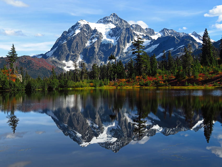 Fichier:Mont Shuksan au parc national des North Cascades à Washington 1, mont shuksan washington Fond d'écran HD