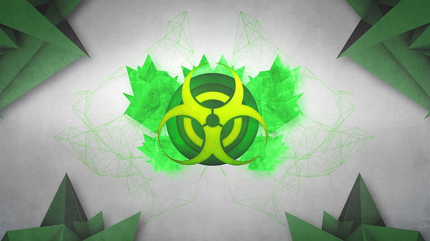 toxic logo HD wallpaper