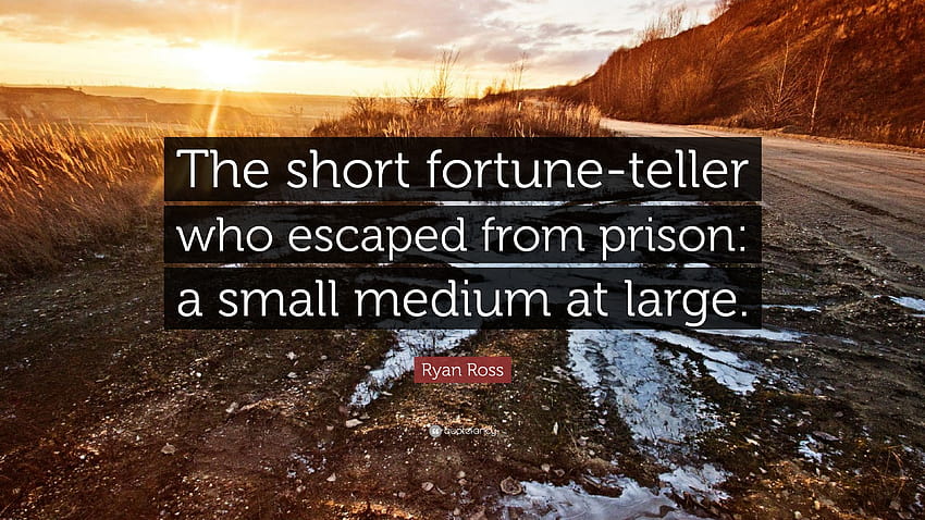 Ryan Ross Quote: “The short fortune, large prison HD wallpaper