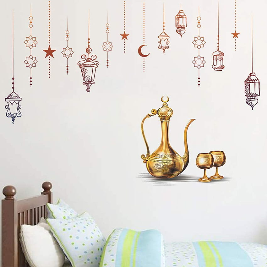 Kaufen Sie DDAYUP Ramadan-Dekorationen für Zuhause, islamische muslimische Wandaufkleber, Eid Mubarak Ramadan-Dekor, Sternlaternen-Aufkleber, Aufkleber, Fensteraufkleber für Ramadan-Dekorationen, Wohnzimmer, Schlafzimmer online in der Türkei. B0921V9ZV4 HD-Handy-Hintergrundbild