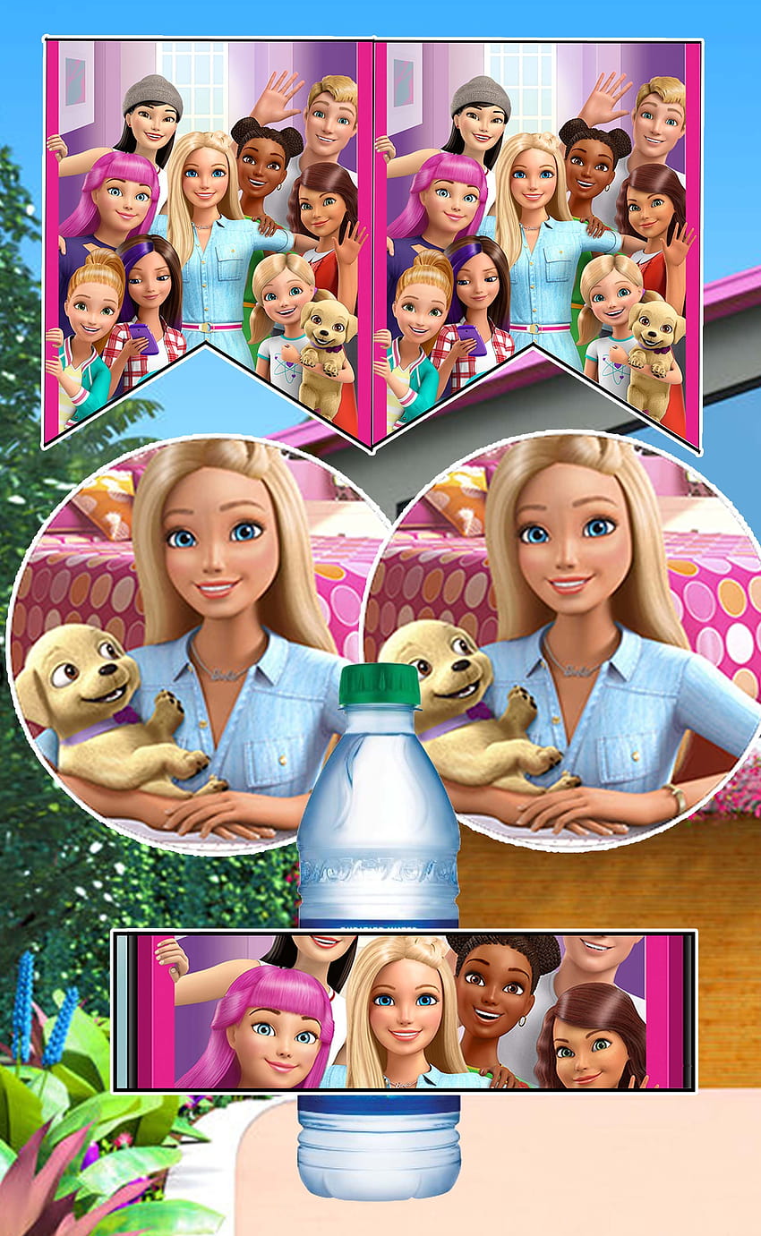 Barbie Dreamhouse Adventure Birtay Party Archivos imprimibles en 2020, Barbie Dreamhouse Adventures fondo de pantalla del teléfono