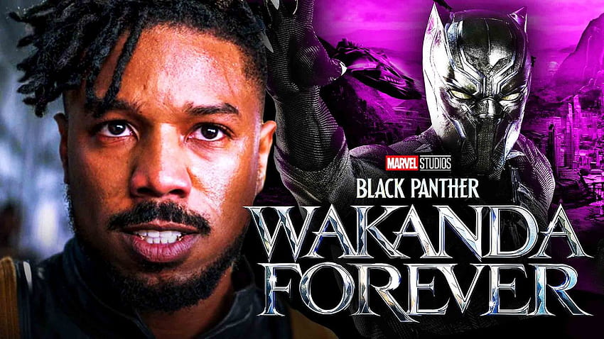 Michael B. Jordan reagisce al cambio di titolo di Black Panther 2, pantera nera wakanda per sempre 2022 Sfondo HD