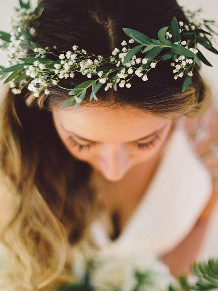 38 Dreamy Flower Bridal Crowns Perfect for Your Wedding, vibrant floral crown HD phone wallpaper