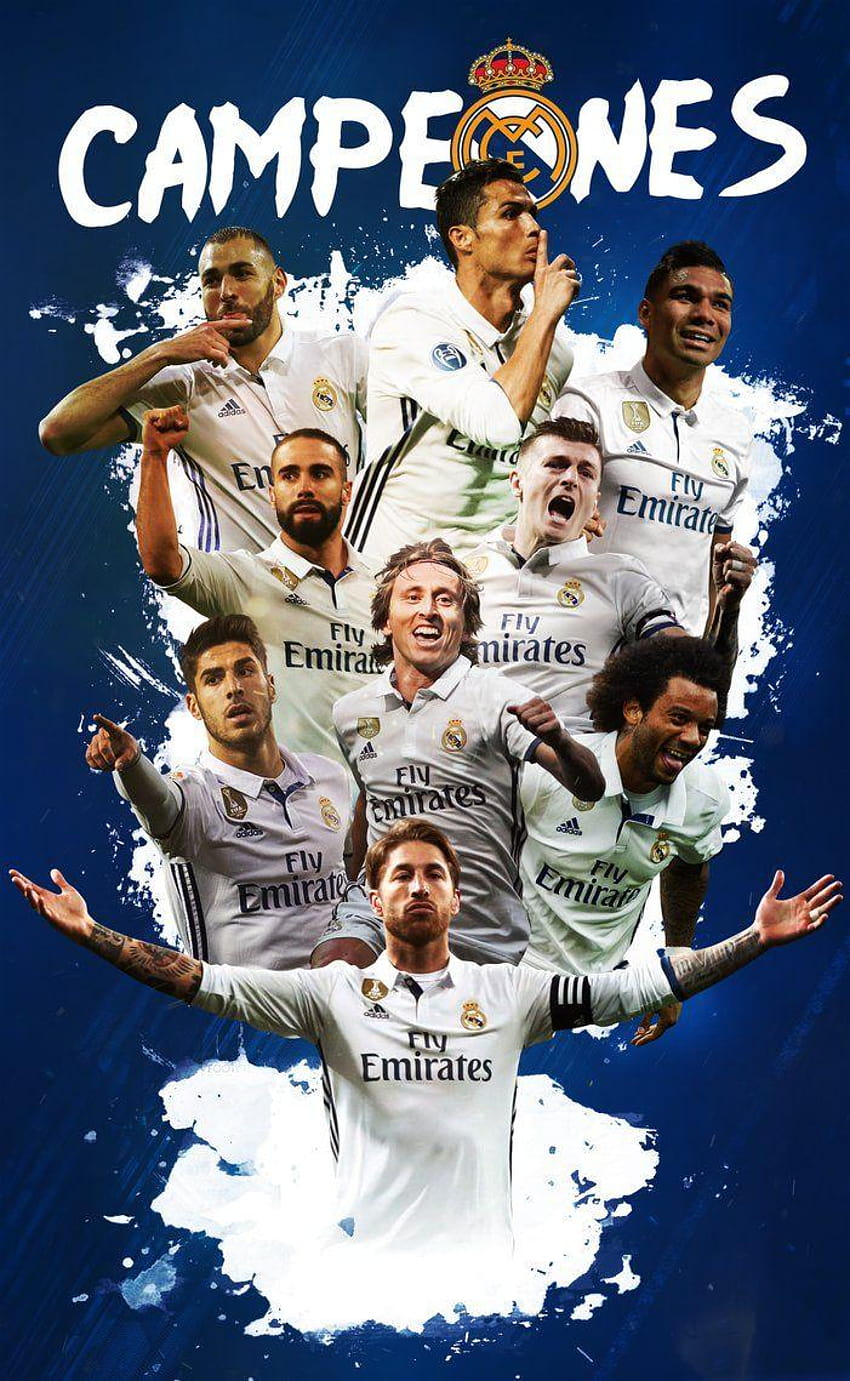 Real Madrid team mobile by Adik1910, real madrid team 2018 HD phone wallpaper