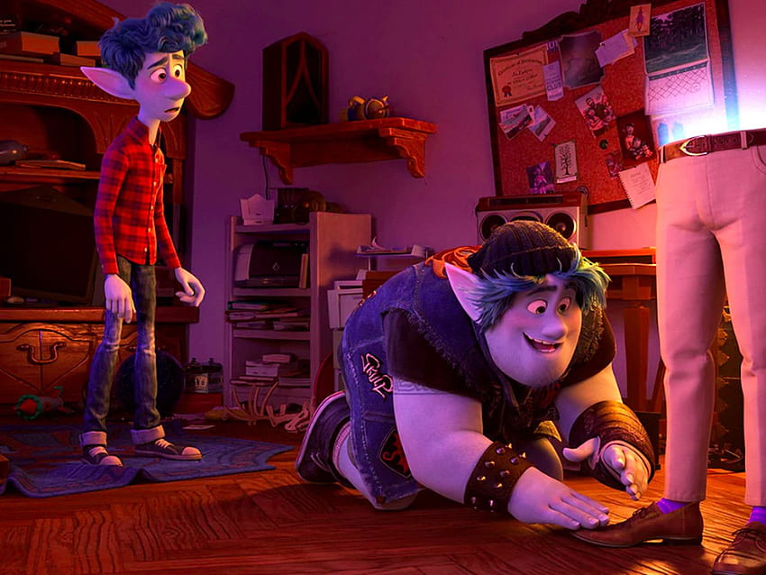 Examen en avant: un film Pixar parfaitement bien avec une touche bizarre, pixars à partir de 2020 Fond d'écran HD