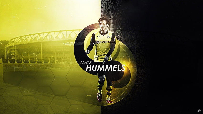 Mats Hummels, Borussia Dortmund, BVB, Bundesliga HD-Hintergrundbild