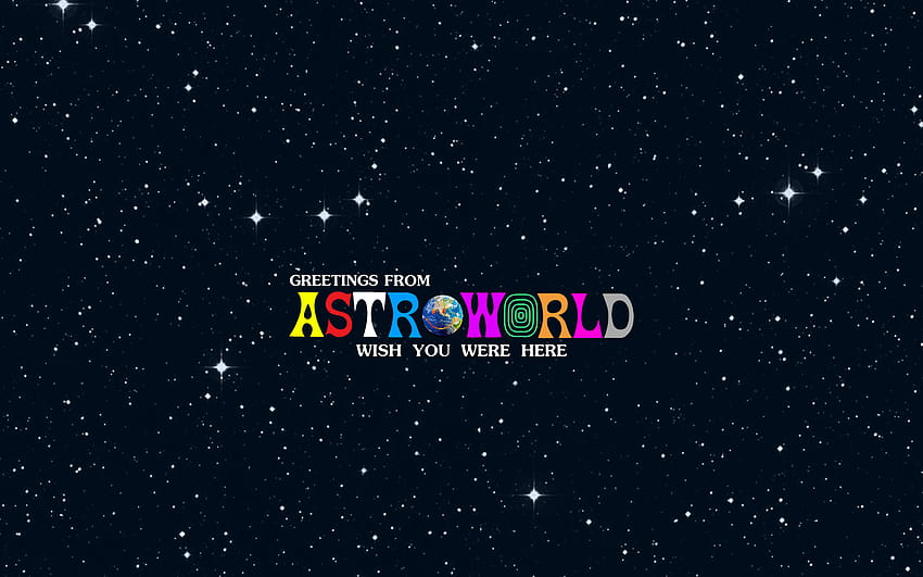 Travis Scott Astroworld, couverture de l'album astroworld Fond d'écran HD
