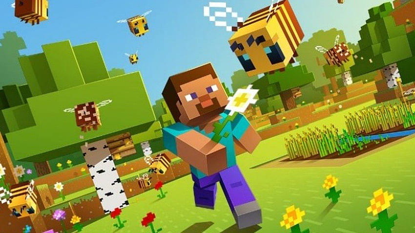 Mojangs Buzzy Bees Update ist jetzt live in Minecraft, Minecraft Bee HD-Hintergrundbild