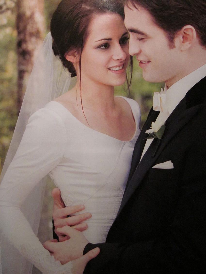 Edward i Bella na weselu, ślub sagi zmierzchu Tapeta na telefon HD