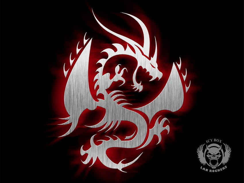 Cool Dragons, logo dragon HD wallpaper