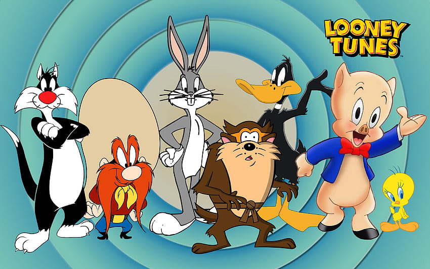 Looney Tunes Character Sylvester The Cat Yosemite Sam Bugs Bunny หมูอ้วน วอลล์เปเปอร์ HD