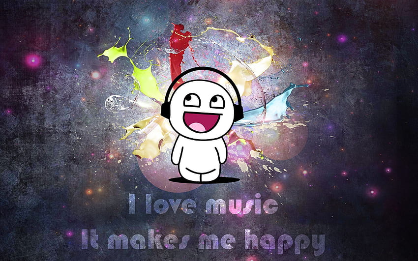 7 I Love Me, music lover anime HD wallpaper