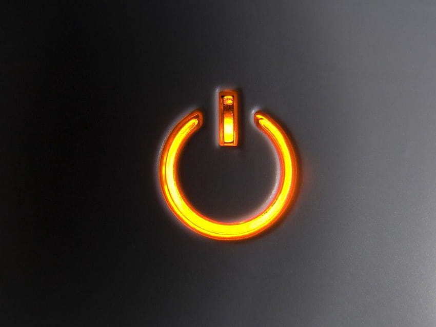 Power Button Symbol, power off HD wallpaper