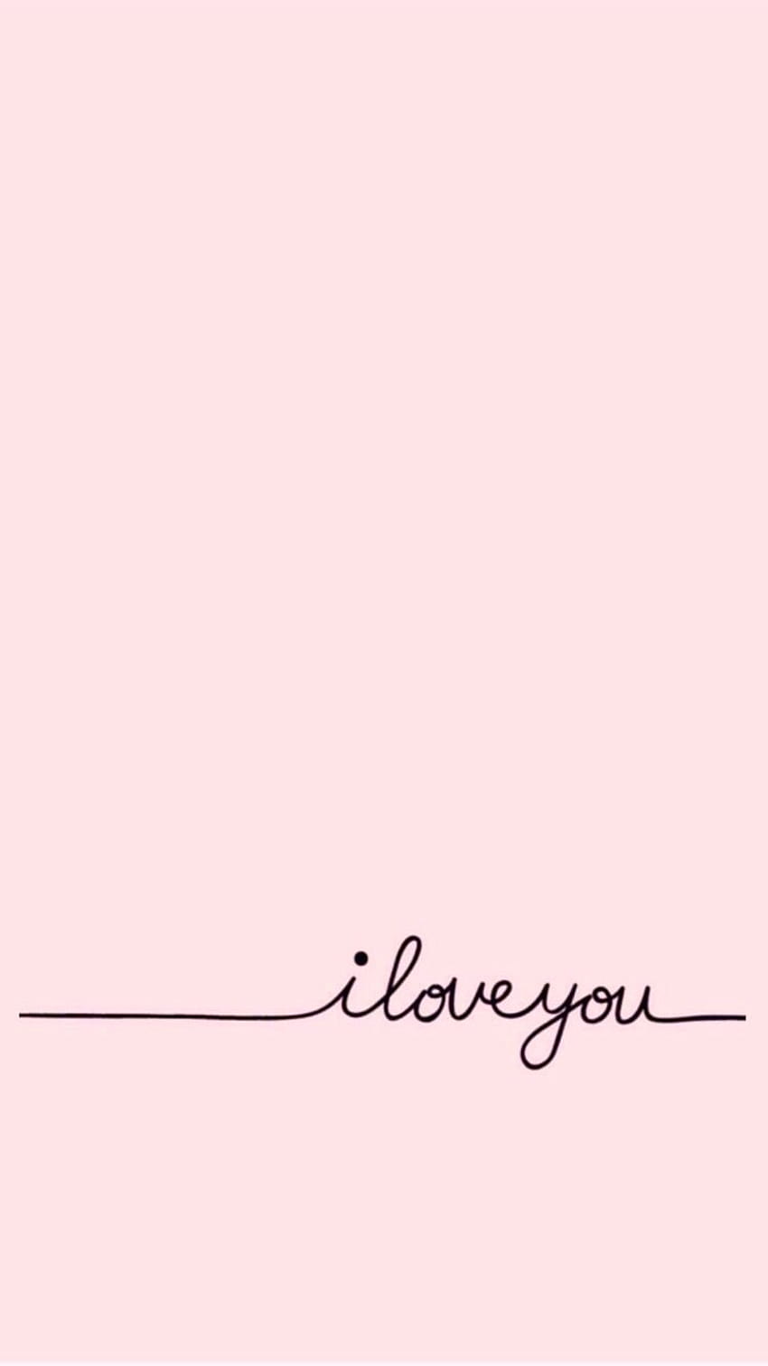 I love you, aesthetic love for iphone HD phone wallpaper