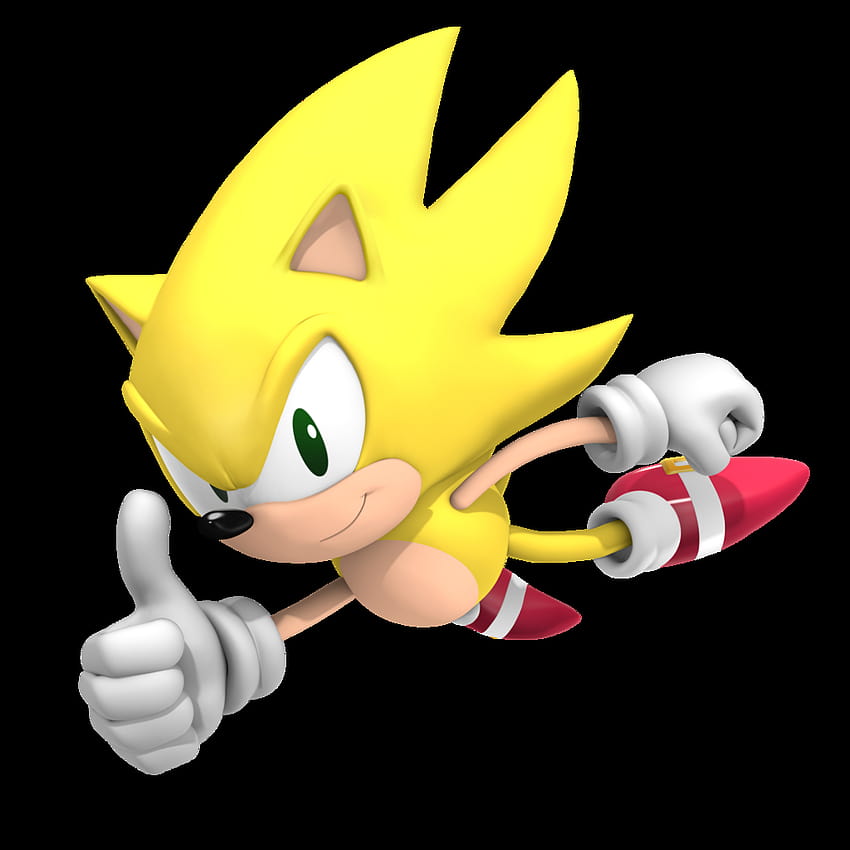 Super Sonic 3 Png , Png Download - Hyper Sonic Coloring Pages, Transparent  Png , Transparent Png Image - PNGitem