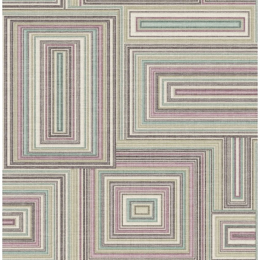 Kup Attersee Squares Blocks/Geometric/Retro/Texture w kolorze Purple Haze, Charcoal i Baby Blue Tapeta na telefon HD