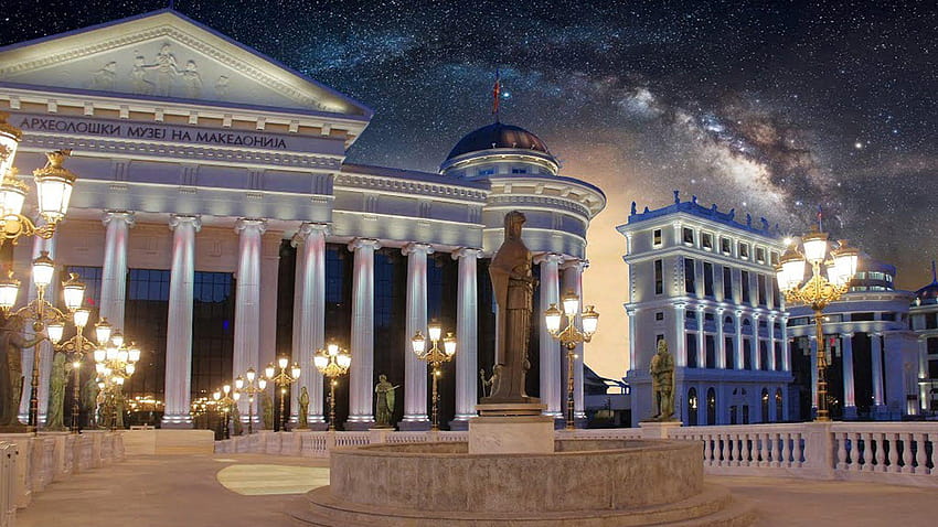 Archäologisches Museum von Mazedonien in Skopje HD-Hintergrundbild
