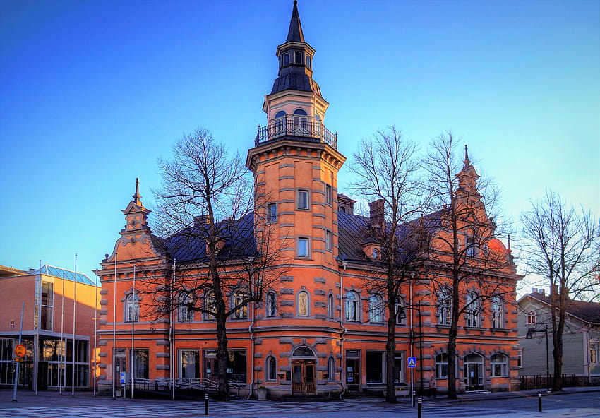 Colorful Town of Rauma, Finland Ultra HD wallpaper