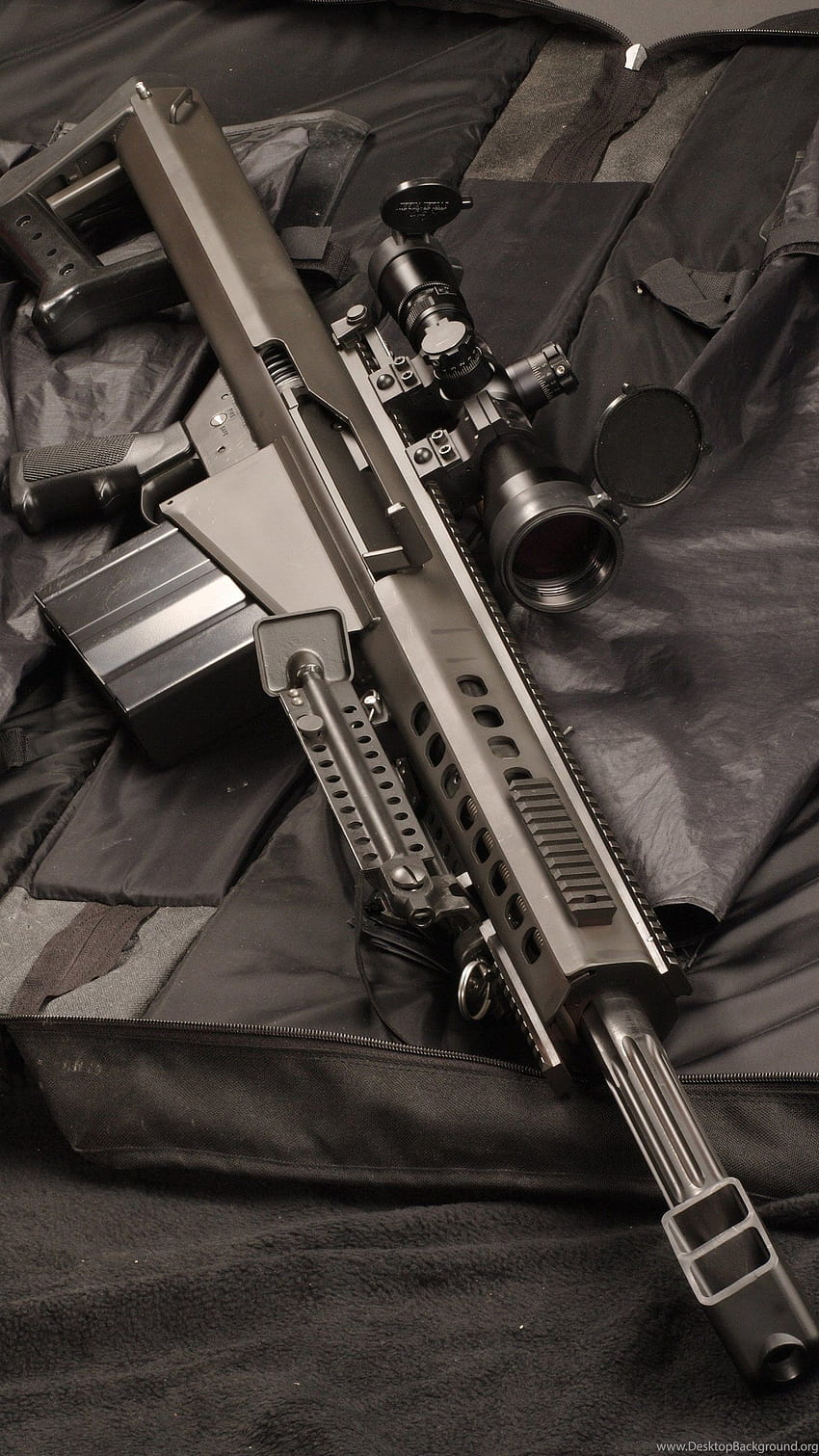 銃、武器、スナイパーライフル、バレット、M82A1、.50 Cal ::、 HD電話の壁紙