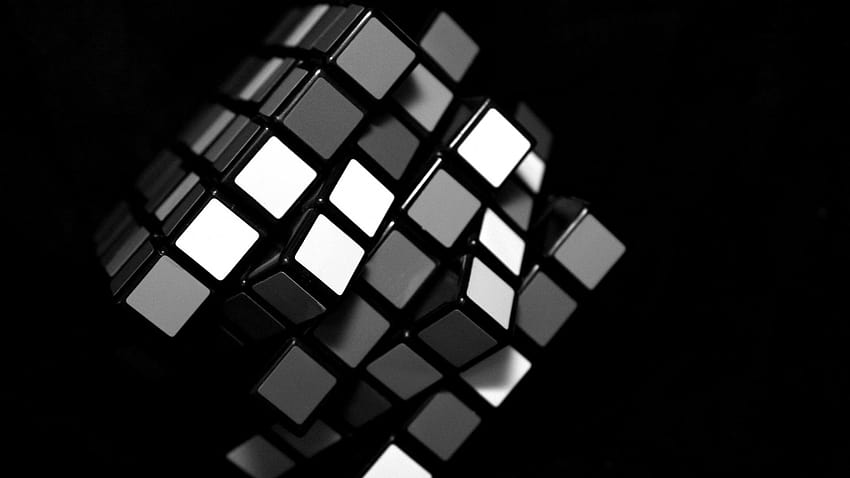 Cubo de Rubiks simplista papel de parede HD