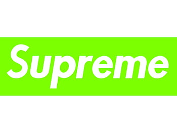 Green supreme outlet sticker