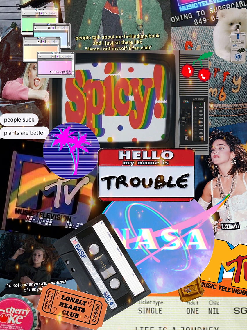 Aesthetic 80s DIY in 2019 Aesthetic iphone [2304x4096] for your ...